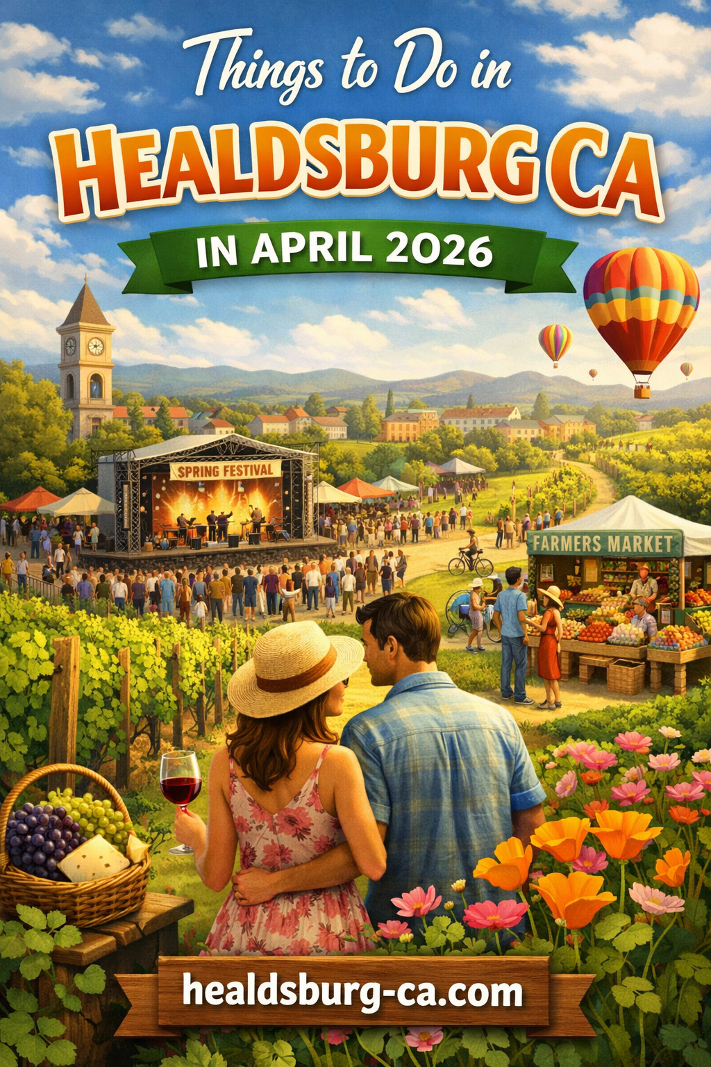 Read more about the article Events and Things to do in April 2026 in Healdsburg California