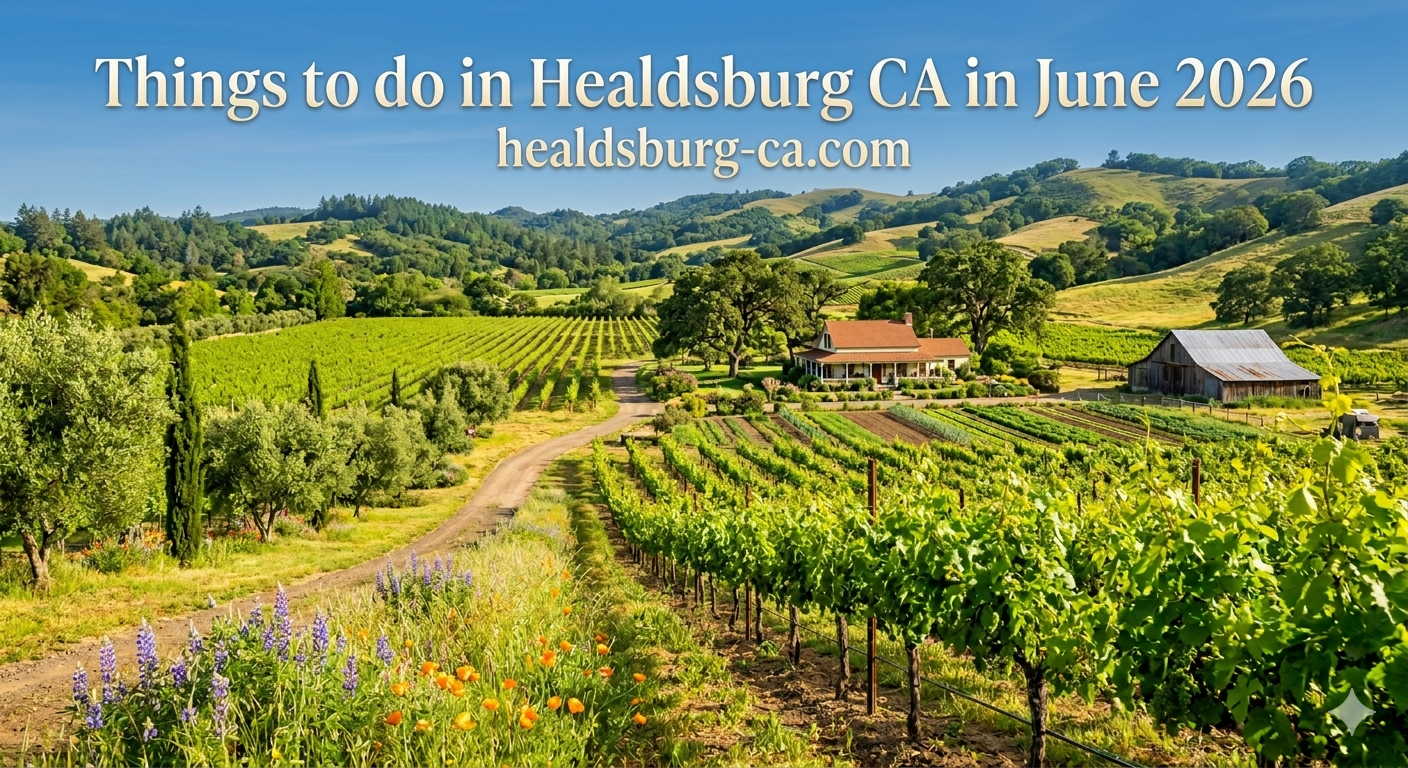 You are currently viewing Events and Things to do in June 2026 in Healdsburg California