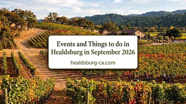 Read more about the article Events and Things to do in September 2026 in Healdsburg California