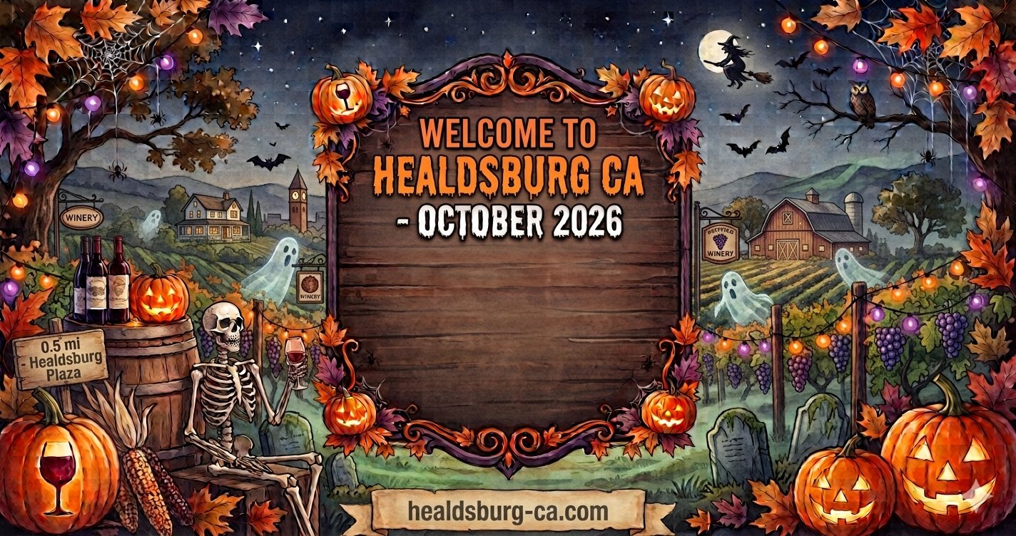 You are currently viewing Events and Things to do in October 2026 in Healdsburg California